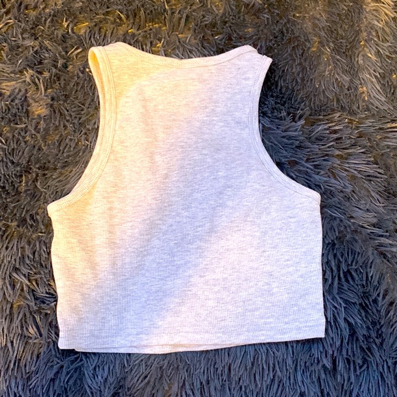 GREY LOS ANGELES CROP TOP!! - Picture 2 of 2